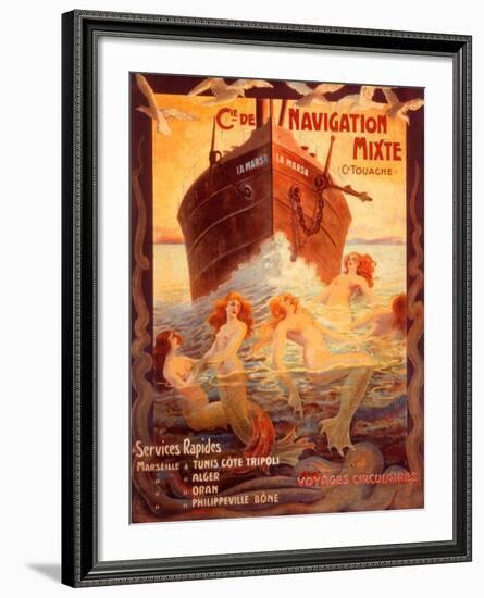 Voyages Circulaires-null-Framed Art Print