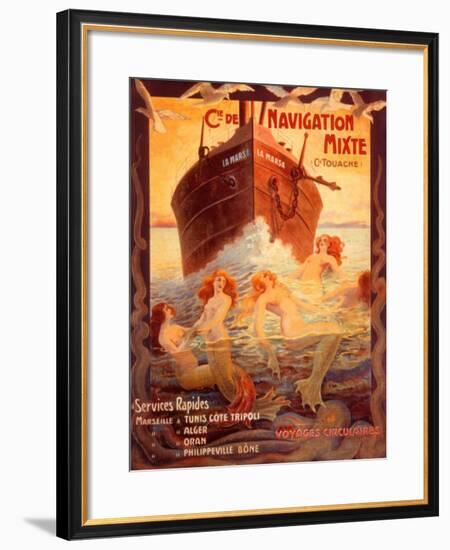 Voyages Circulaires-null-Framed Art Print