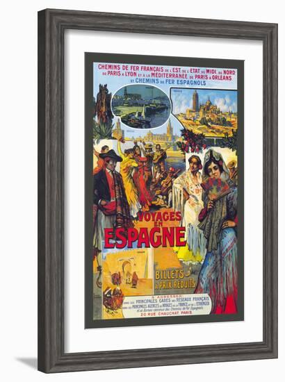 Voyages En Espagne-Milo Winter-Framed Art Print