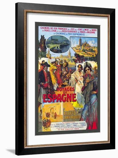 Voyages En Espagne-Milo Winter-Framed Art Print