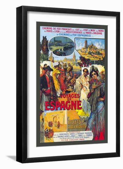 Voyages En Espagne-Milo Winter-Framed Art Print