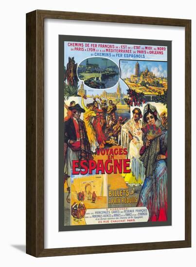 Voyages En Espagne-Milo Winter-Framed Art Print