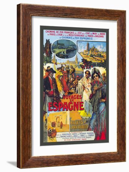 Voyages En Espagne-Milo Winter-Framed Art Print