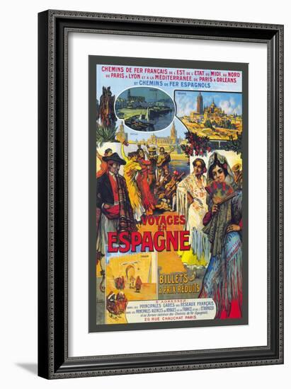 Voyages En Espagne-Milo Winter-Framed Art Print