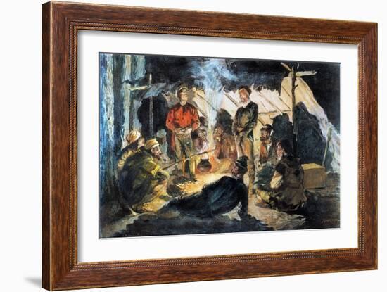 Voyageurs-Frederic Sackrider Remington-Framed Giclee Print