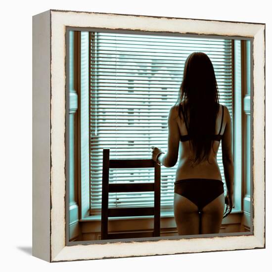 Voyeur 10-Craig J^ Brown-Framed Premier Image Canvas