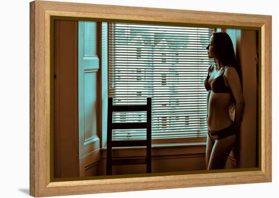 Voyeur 11-Craig J^ Brown-Framed Premier Image Canvas