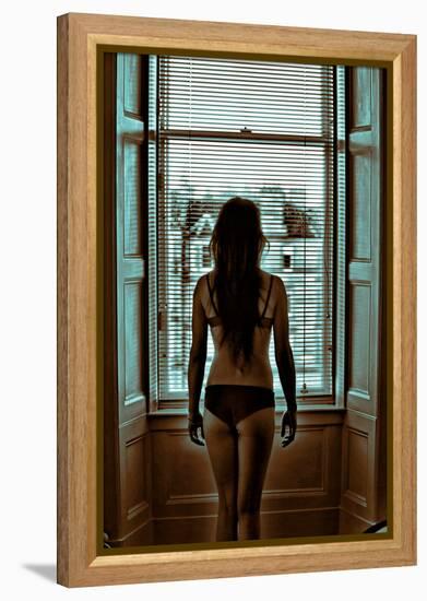 Voyeur 1-Craig J^ Brown-Framed Premier Image Canvas