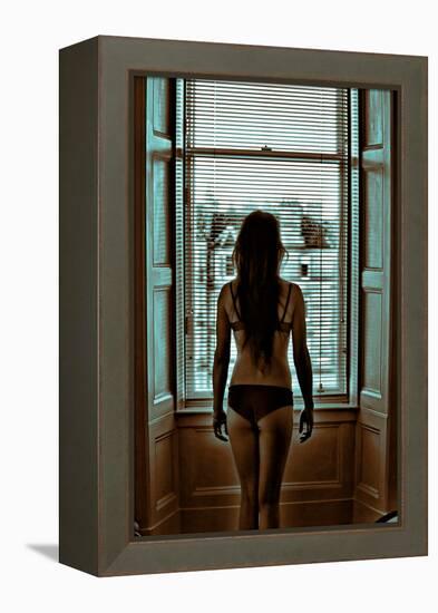 Voyeur 1-Craig J^ Brown-Framed Premier Image Canvas