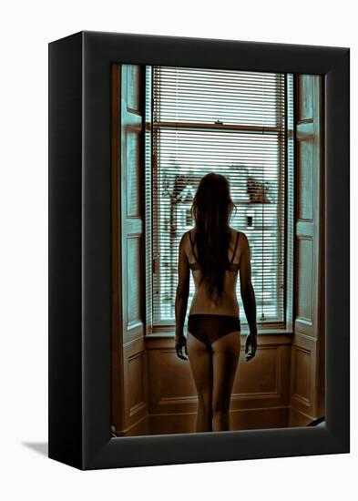 Voyeur 1-Craig J^ Brown-Framed Premier Image Canvas