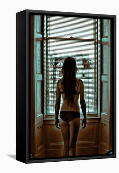 Voyeur 1-Craig J^ Brown-Framed Premier Image Canvas