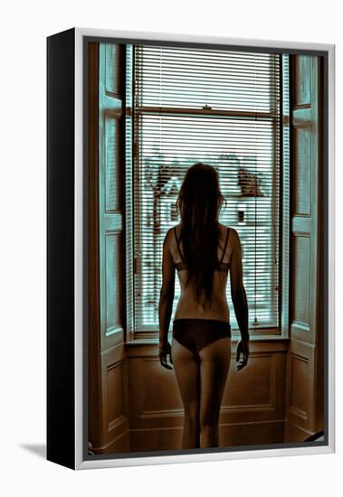 Voyeur 1-Craig J^ Brown-Framed Premier Image Canvas