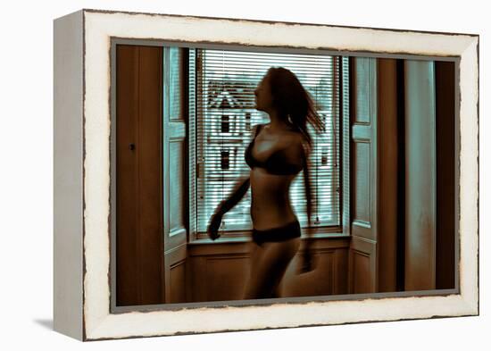 Voyeur 2-Craig J^ Brown-Framed Premier Image Canvas