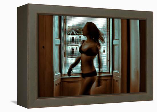 Voyeur 2-Craig J^ Brown-Framed Premier Image Canvas