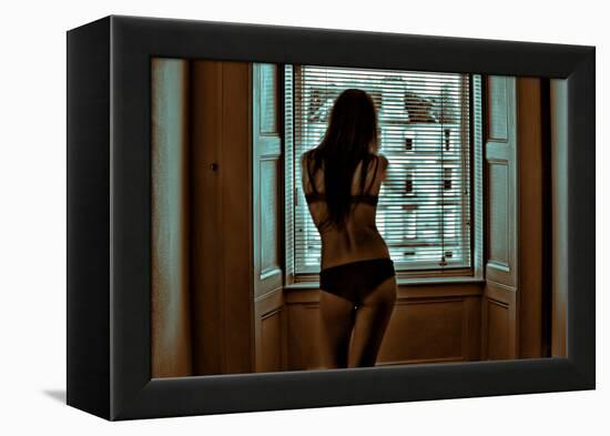 Voyeur 5-Craig J^ Brown-Framed Premier Image Canvas