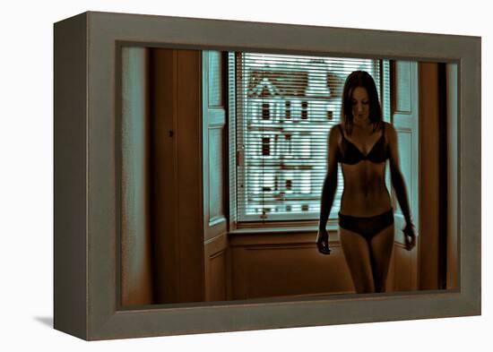 Voyeur 6-Craig J^ Brown-Framed Premier Image Canvas