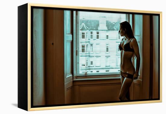 Voyeur 8-Craig J^ Brown-Framed Premier Image Canvas