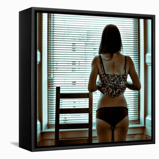 Voyeur 9-Craig J^ Brown-Framed Premier Image Canvas