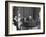 VP Harry S. Truman Sitting in Background as President Franklin D. Roosevelt Makes Inaugural Address-George Skadding-Framed Photographic Print