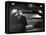 VP Richard Nixon Sitting Solemnly in Back Seat of Dimly Lit Limousine-Hank Walker-Framed Premier Image Canvas