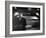 VP Richard Nixon Sitting Solemnly in Back Seat of Dimly Lit Limousine-Hank Walker-Framed Photographic Print