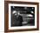 VP Richard Nixon Sitting Solemnly in Back Seat of Dimly Lit Limousine-Hank Walker-Framed Photographic Print