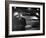 VP Richard Nixon Sitting Solemnly in Back Seat of Dimly Lit Limousine-Hank Walker-Framed Photographic Print