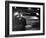 VP Richard Nixon Sitting Solemnly in Back Seat of Dimly Lit Limousine-Hank Walker-Framed Photographic Print