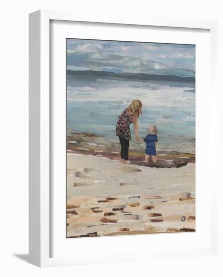 Vrouwenpolder Beach, the Netherlands-Kirstie Adamson-Framed Giclee Print