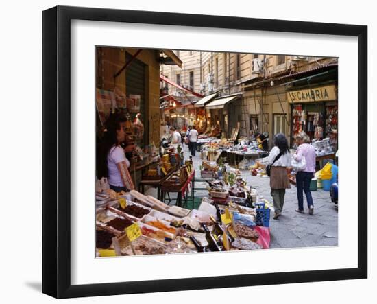 Vucciria Market, Palermo, Sicily, Italy, Europe-Levy Yadid-Framed Photographic Print