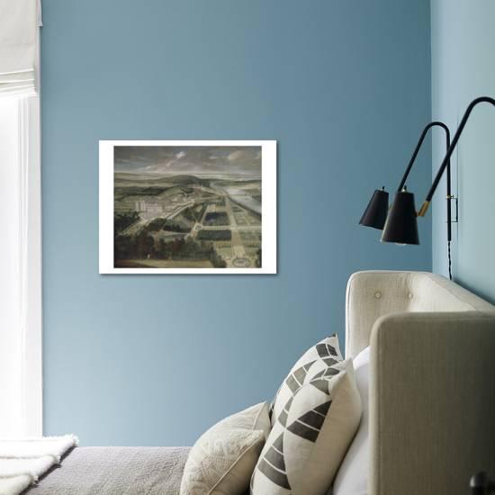 Vue Cavaliere Du Chateau Jardins Bas Et De La Ville De Saint Cloud Giclee Print Etienne Allegrain Art Com