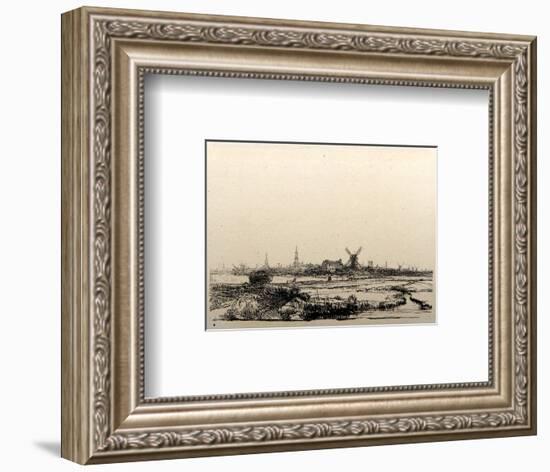 Vue d'Amsterdam (B210)-Amand Durand-Framed Collectable Print