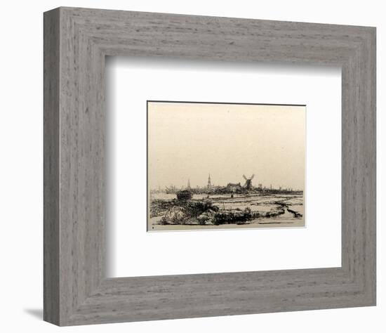 Vue d'Amsterdam (B210)-Amand Durand-Framed Collectable Print