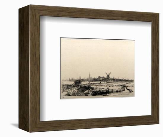 Vue d'Amsterdam (B210)-Amand Durand-Framed Collectable Print