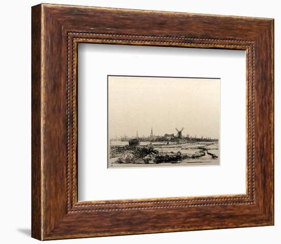 Vue d'Amsterdam (B210)-Amand Durand-Framed Collectable Print