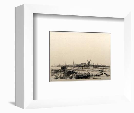 Vue d'Amsterdam (B210)-Amand Durand-Framed Collectable Print