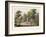 Vue D'Amsterdam No. 27, Het Park in De Plantage, Le Parc, 1825-Cornelis de Kruyff-Framed Giclee Print