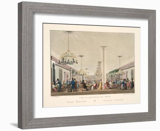 Vue D'Amsterdam No. 28, Nieuw Frascati, Nouveau Frascati, 1825-Cornelis de Kruyff-Framed Giclee Print
