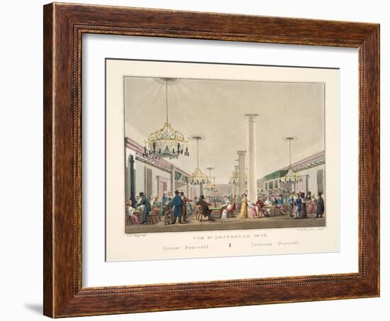 Vue D'Amsterdam No. 28, Nieuw Frascati, Nouveau Frascati, 1825-Cornelis de Kruyff-Framed Giclee Print