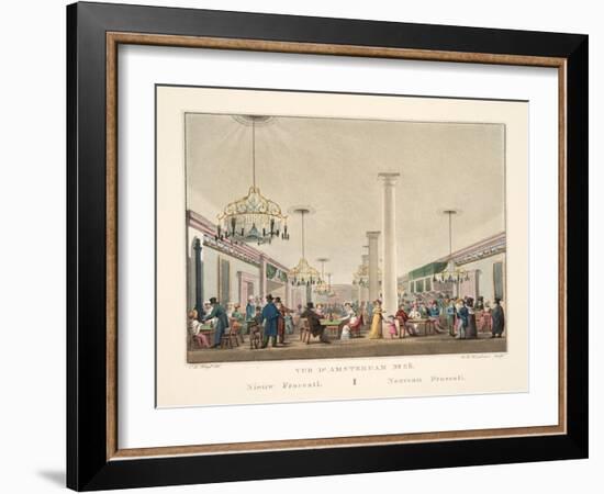 Vue D'Amsterdam No. 28, Nieuw Frascati, Nouveau Frascati, 1825-Cornelis de Kruyff-Framed Giclee Print