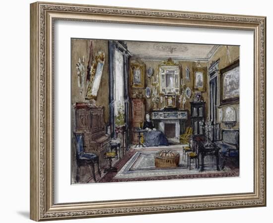 Vue d'un salon-Gustave Moreau-Framed Giclee Print