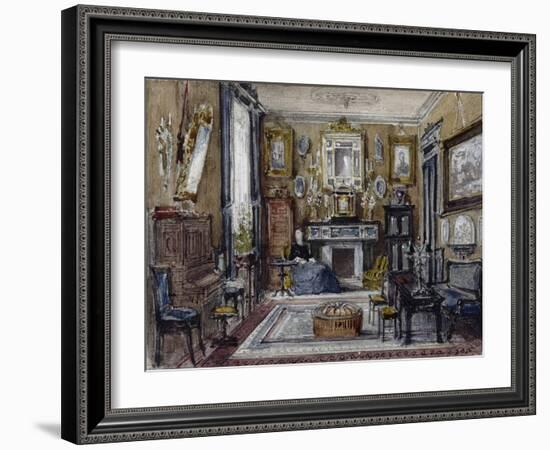 Vue d'un salon-Gustave Moreau-Framed Giclee Print