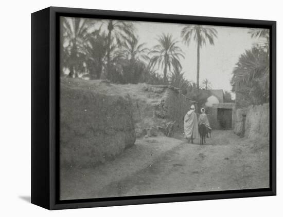 Vue d'une rue de Biskra-Henri Jacques Edouard Evenepoel-Framed Premier Image Canvas