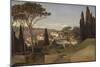 Vue d'une villa romaine-Jean Benouville-Mounted Giclee Print