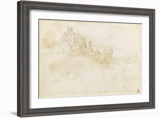 Vue de Bergen op Zoom-Albrecht Dürer-Framed Giclee Print