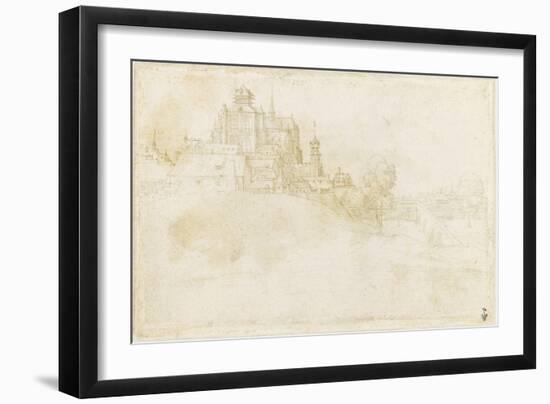 Vue de Bergen op Zoom-Albrecht Dürer-Framed Giclee Print