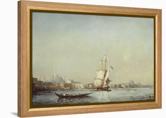 Vue de Constantinople-Félix Ziem-Framed Premier Image Canvas