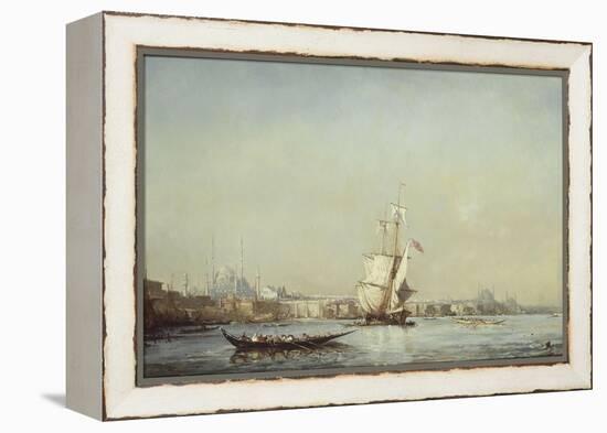 Vue de Constantinople-Félix Ziem-Framed Premier Image Canvas