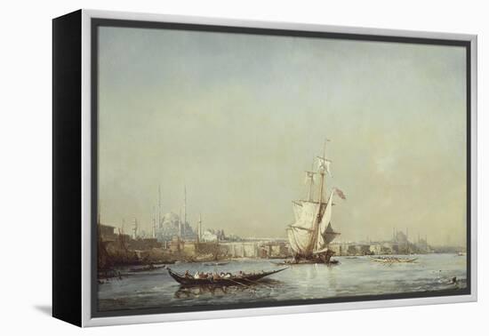 Vue de Constantinople-Félix Ziem-Framed Premier Image Canvas