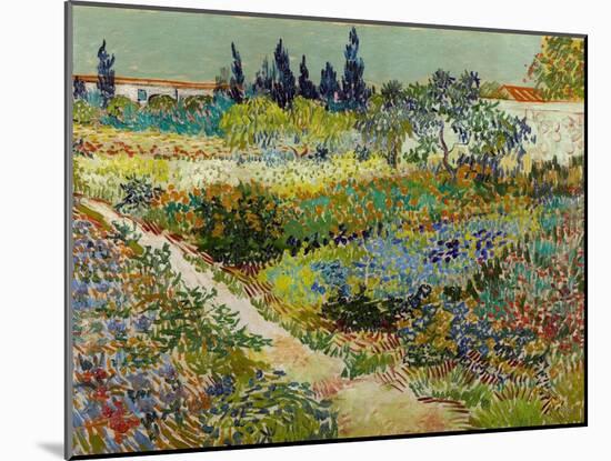 Vue De Jardin Fleuri Avec Chemin  (Flowering Garden with Path) Peinture De Vincent Van Gogh (1853--Vincent van Gogh-Mounted Giclee Print